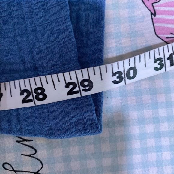 Naturals d & co women’s cotton pants wide leg light blue pull on elastic size 1X - Picture 11 of 11